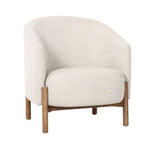 Bowie Rounded Fabric Tub Armchair