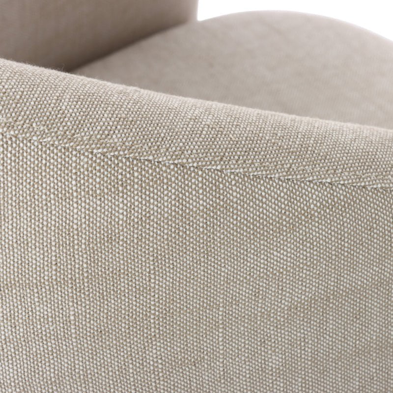 Bowie Rounded Fabric Tub Armchair