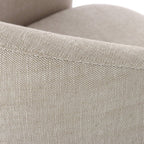 Bowie Rounded Fabric Tub Armchair