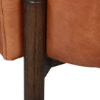 Bowie Rounded Leather Tub Armchair