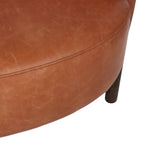 Bowie Rounded Leather Tub Armchair