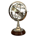 Brass Finish Armillary Sphere Globe at Online8 Furniture Auckland NZ