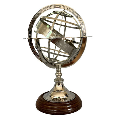 Brass Finish Armillary Sphere Globe at Online8 Furniture Auckland NZ
