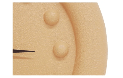 Bubble Wall Clock - Textured Terracotta