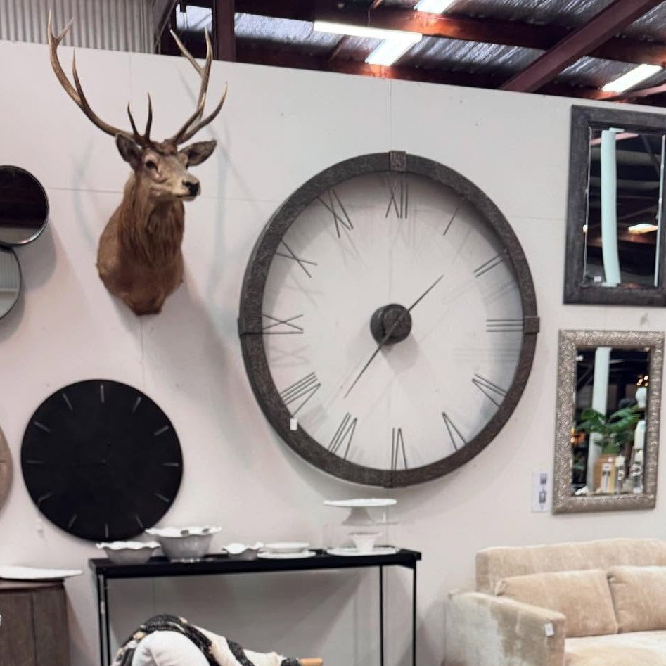 Cadiz Metal Extra Large Wall Clock 154cm