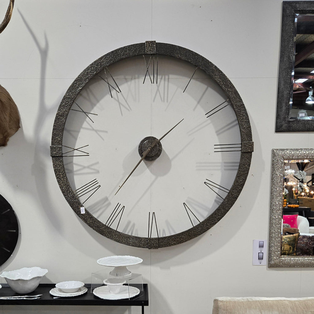 Cadiz Metal Extra Large Wall Clock 154cm