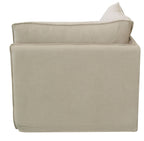 Calais 4 Pcs Slipcover Modular Sofa with Ottoman