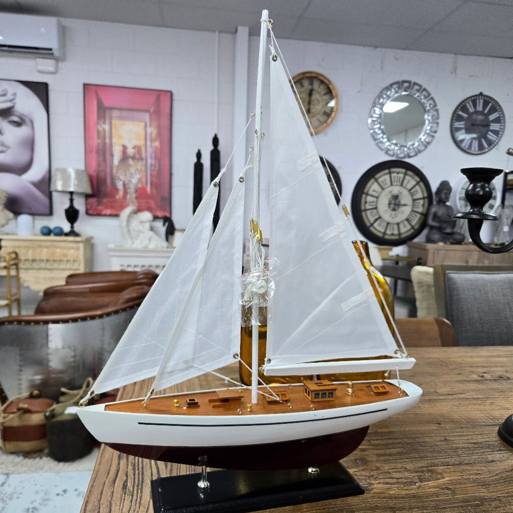 Calypso Wooden Yacht Model