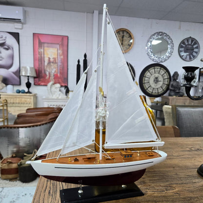 Calypso Wooden Yacht Model