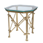 Campaign Side Table - Antique Brass at Online8 Furniture Auckland NZ
