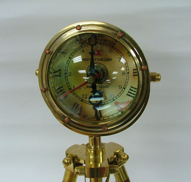 Captain's Clock on Tripod