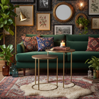 Cassablanca Aluminium & Iron Side Table - Set of 2 at Online8 Furniture Auckland NZ