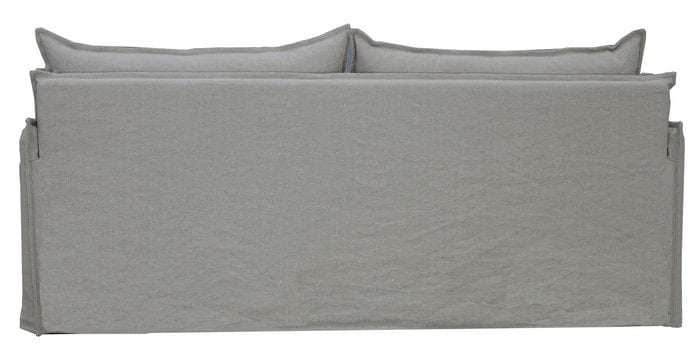 Salt & Pepper Chantilly 3 Seater with removable slipcover for contemporary and traditional rooms