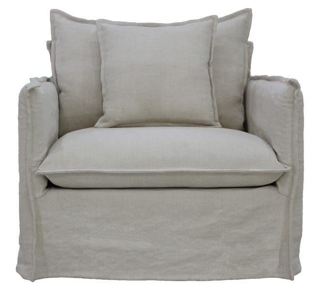 Chantilly Armchair Salt & Pepper at Online8 Furniture Auckland NZ