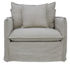 Chantilly Armchair Salt & Pepper at Online8 Furniture Auckland NZ