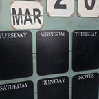 Country Memo Chalk Board with Clock