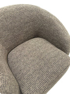 Daisey Swivel Accent Chair - Caramel & Black
