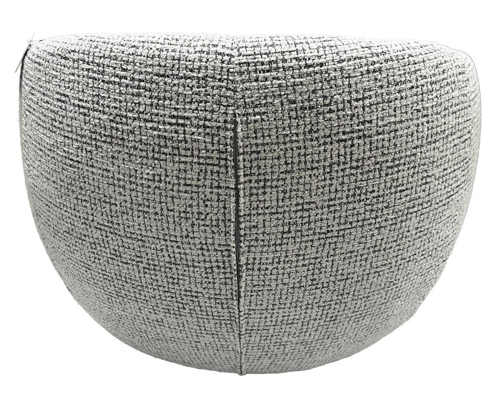Daisey Swivel Accent Chair - White & Black