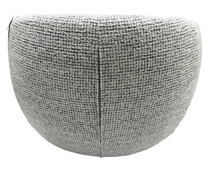 Daisey Swivel Accent Chair - White & Black