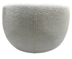 Daisey Swivel Accent Chair - White & Taupe