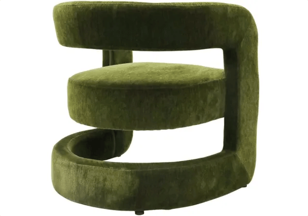 Delilah Occasional Chair - Deep Olive at online8 furniture store Auckland