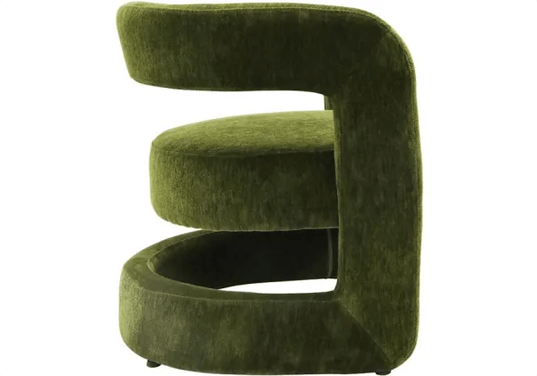 Delilah Occasional Chair - Deep Olive at online8 furniture store Auckland
