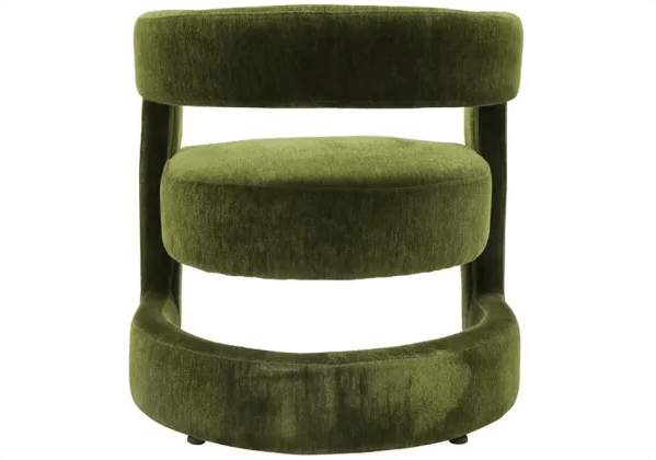 Delilah Occasional Chair - Deep Olive at online8 furniture store Auckland
