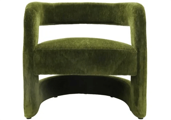 Delilah Occasional Chair - Deep Olive at online8 furniture store Auckland
