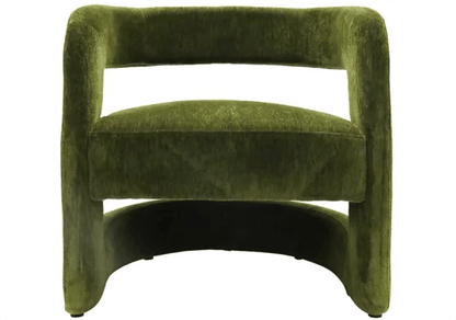 Delilah Occasional Chair - Deep Olive at online8 furniture store Auckland