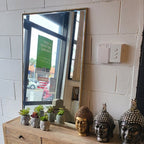Dimple Art Wall Mirror - Bronze