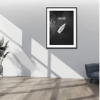 Dior Boat Framed Glass Print Wall Art