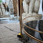 Dominique Round 2 Tier Bar Cart | Drinks Trolley
