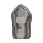 Doorstop House Stripe - Grey/White