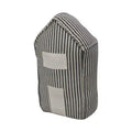Doorstop House Stripe - Grey/White
