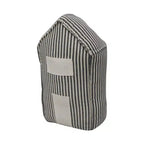 Doorstop House Stripe - Grey/White