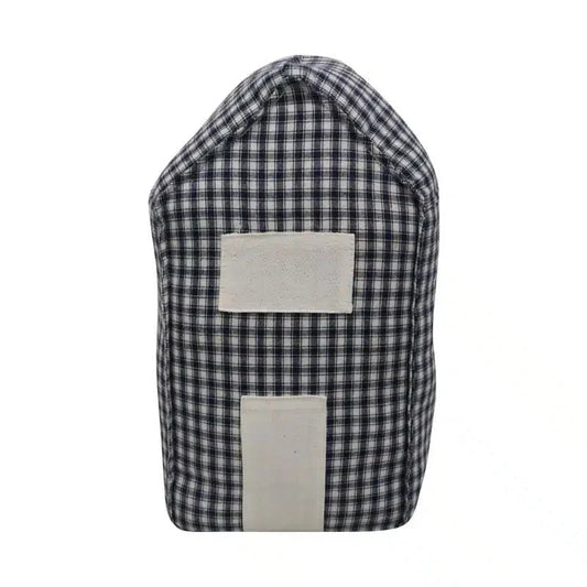 Doorstop House Tartan - Blue/ White