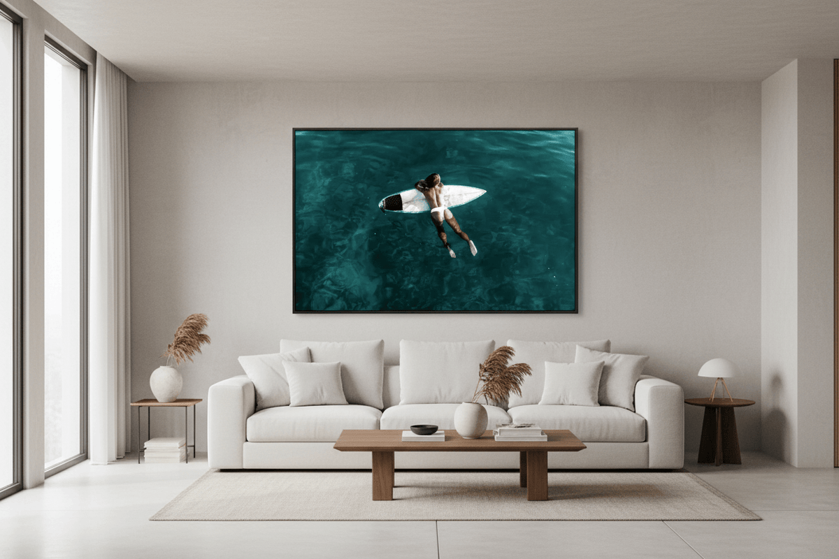 Drifting at Sea Canvas Wall Art