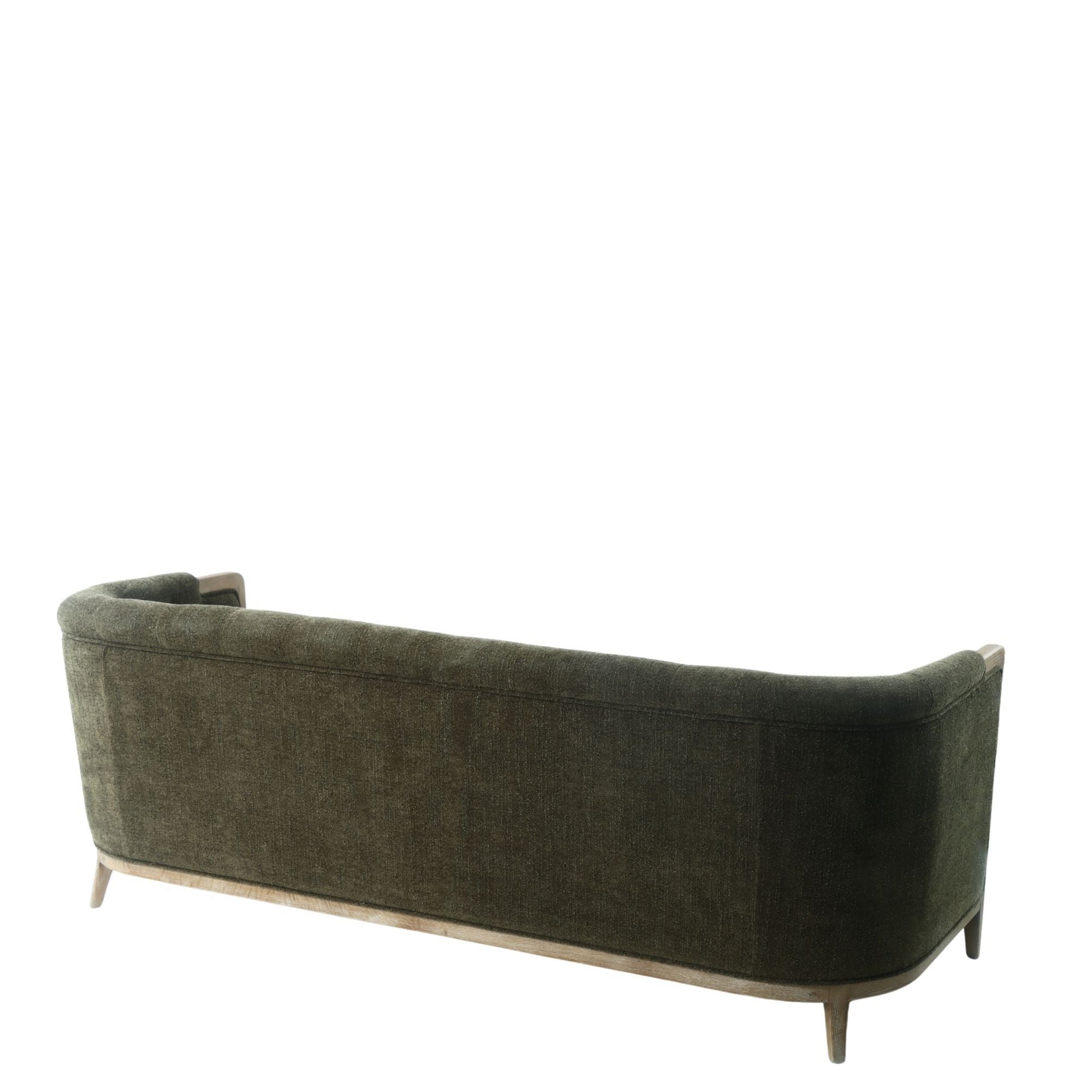 Ellsworth Tufted 3 Seater Sofa - Olive at online8 furniture store Auckland