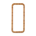 Expedition Leather Floor Mirror - Cuba Brown
