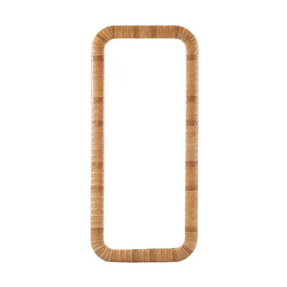 Expedition Leather Floor Mirror - Cuba Brown