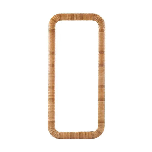 Expedition Leather Floor Mirror - Cuba Brown
