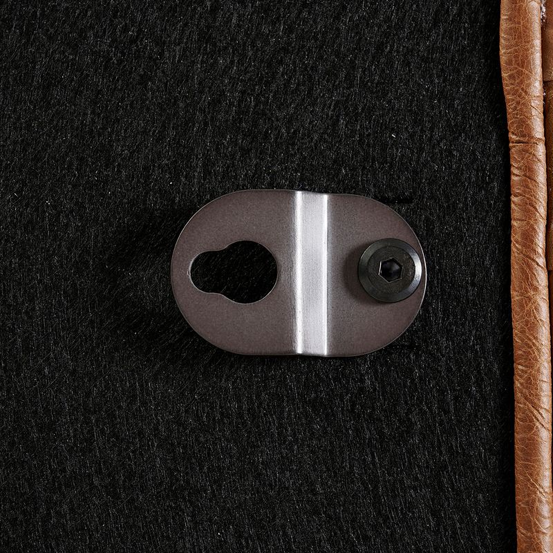 Expedition Leather Floor Mirror - Cuba Brown
