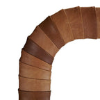 Expedition Leather Floor Mirror - Cuba Brown