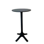 Faz Outdoor Bar Leaner - Black - 110cm