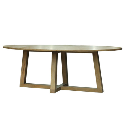 Finn Oval Dining Table - 2200mm at online8 furniture store Auckland