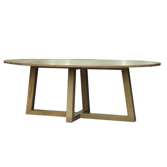 Finn Oval Dining Table - 2200mm at online8 furniture store Auckland