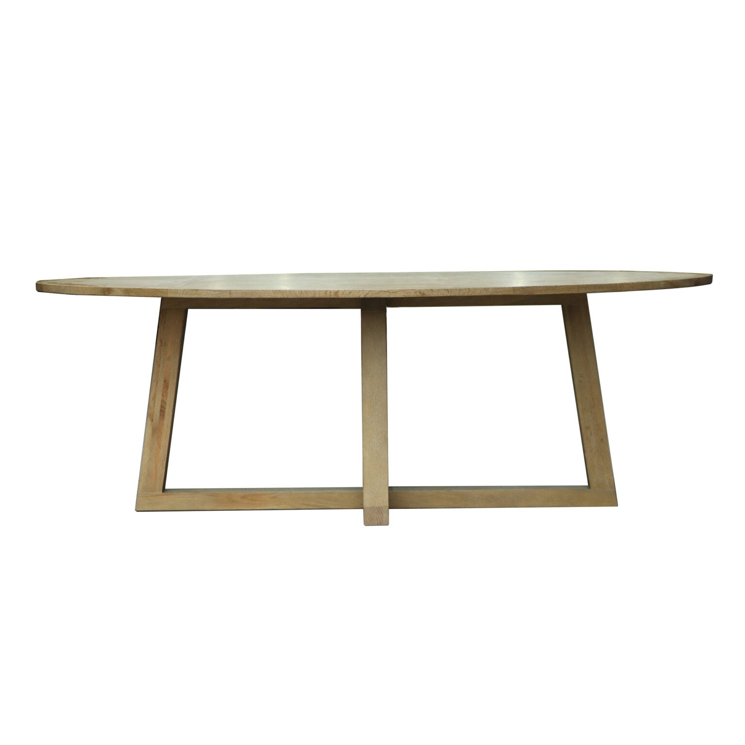 Finn Oval Dining Table - 2200mm at online8 furniture store Auckland