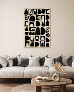 Fragmented Canvas Hand Painted Wall Art
