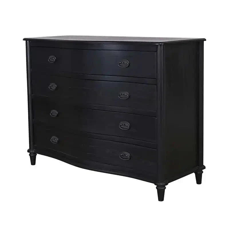 French Commode - Rustic Black