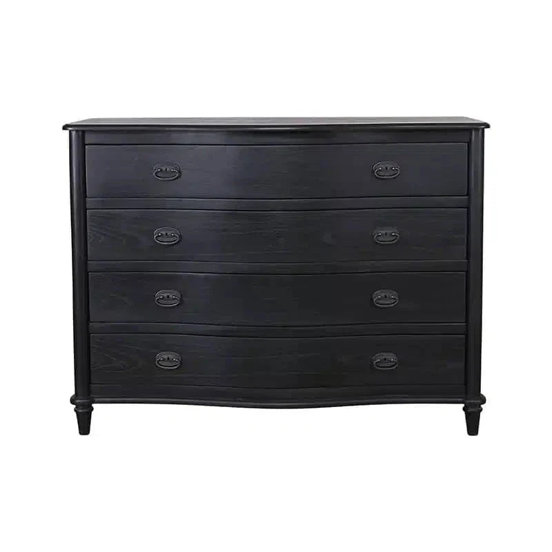 French Commode - Rustic Black